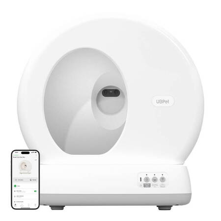 Viedā pašattīrošā kaķu pakaišu kaste ar kameru UBPet C10 Pro Viedā pašattīrošā kaķu pakaišu kaste ar kameru UBPet C10 Pro